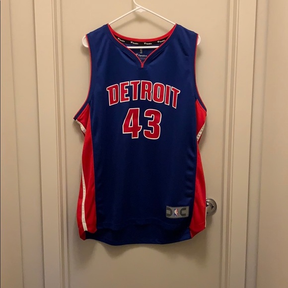 Fanatics Other - Detroit Pistons #43 Anthony Tolliver Jersey